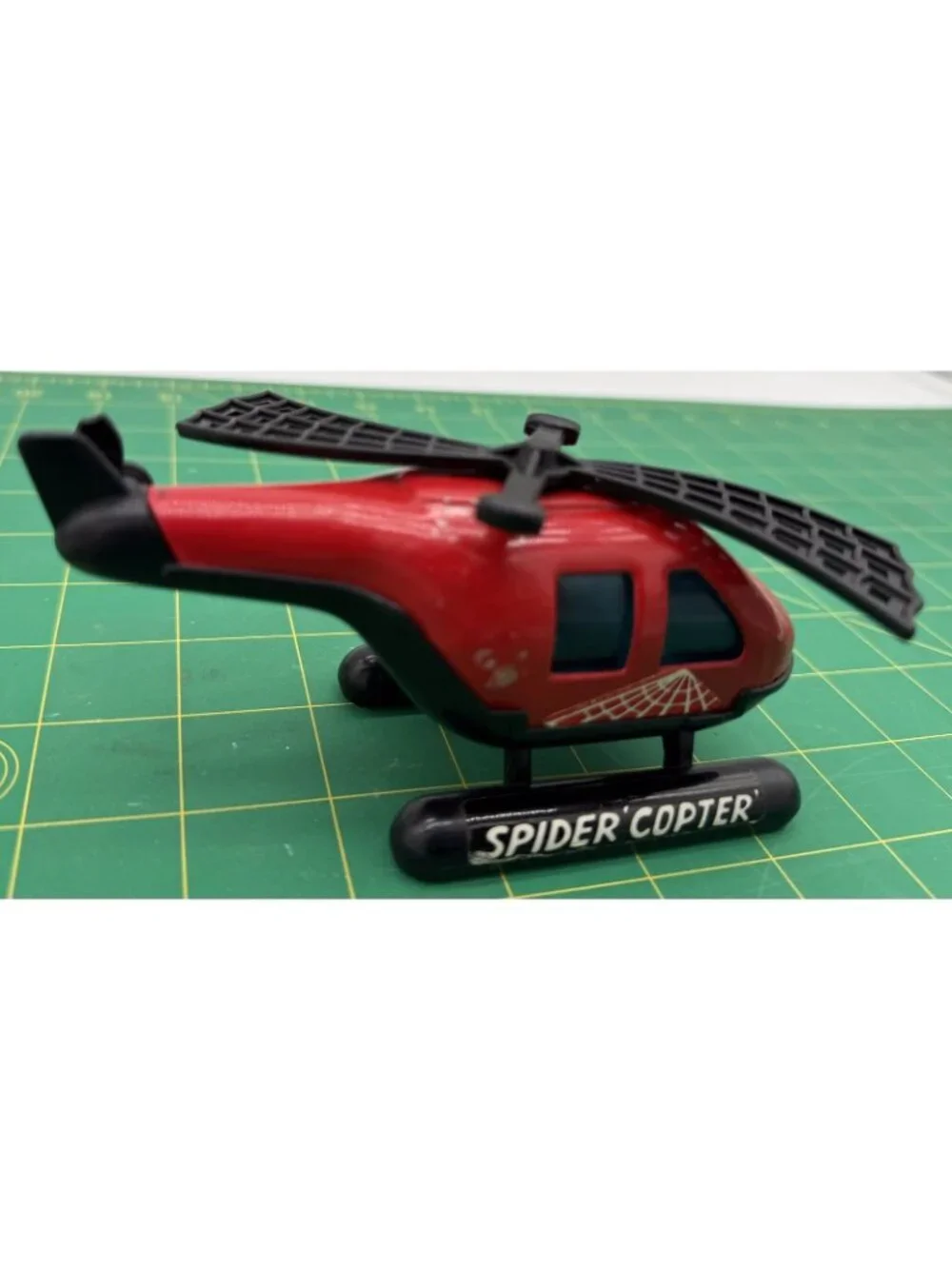 1980 Vtg The Amazing Spider-Man Red Spider Copter Buddy L Corp